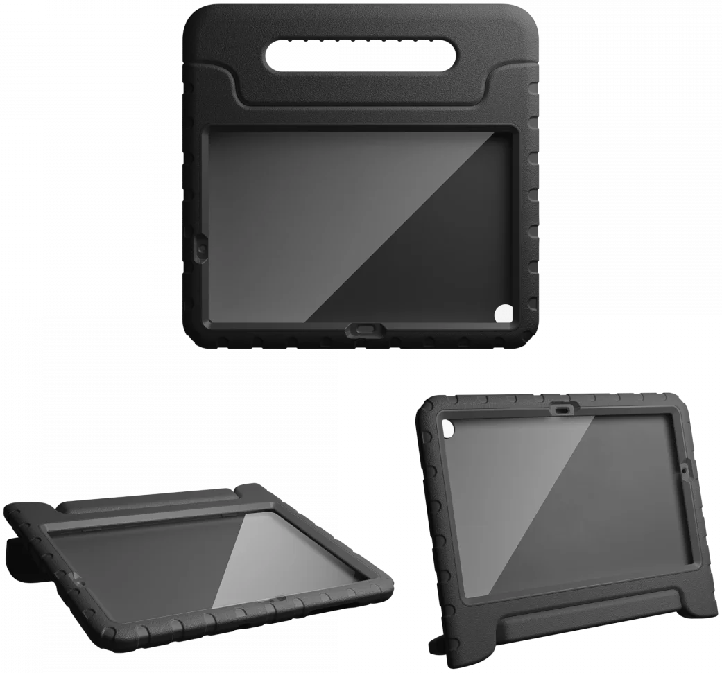HappyCase Candy+ Tab A11+/A9+ Kinder Hoes met Screenprotector Zwart afbeelding 11