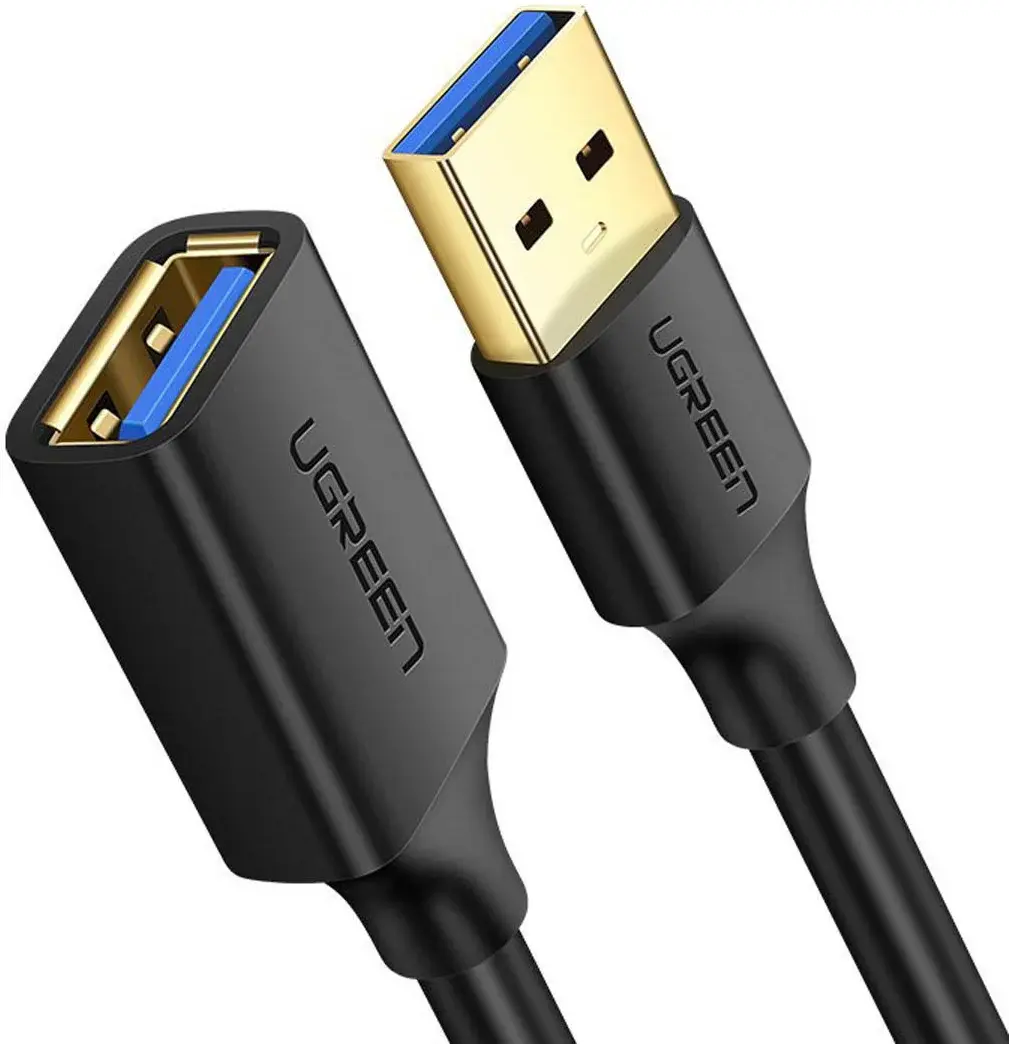 UGREEN USB-A Male naar USB-A Female Verleng Kabel 0.5m afbeelding 1