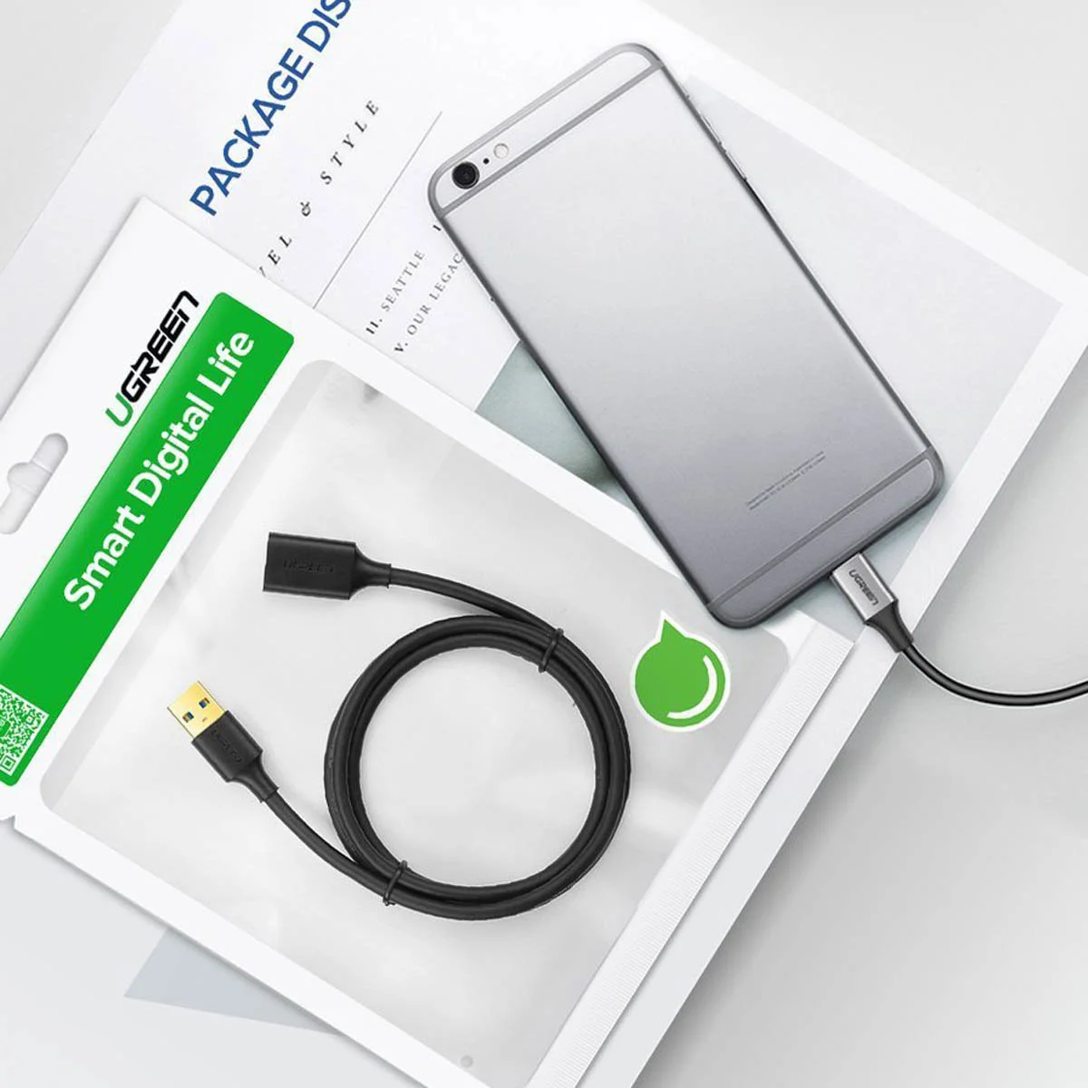 UGREEN USB-A Male naar USB-A Female Verleng Kabel 0.5m afbeelding 15