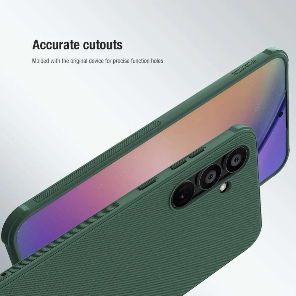 Nillkin Super Frosted Shield Samsung A55 Hoesje Back Cover Groen afbeelding 4