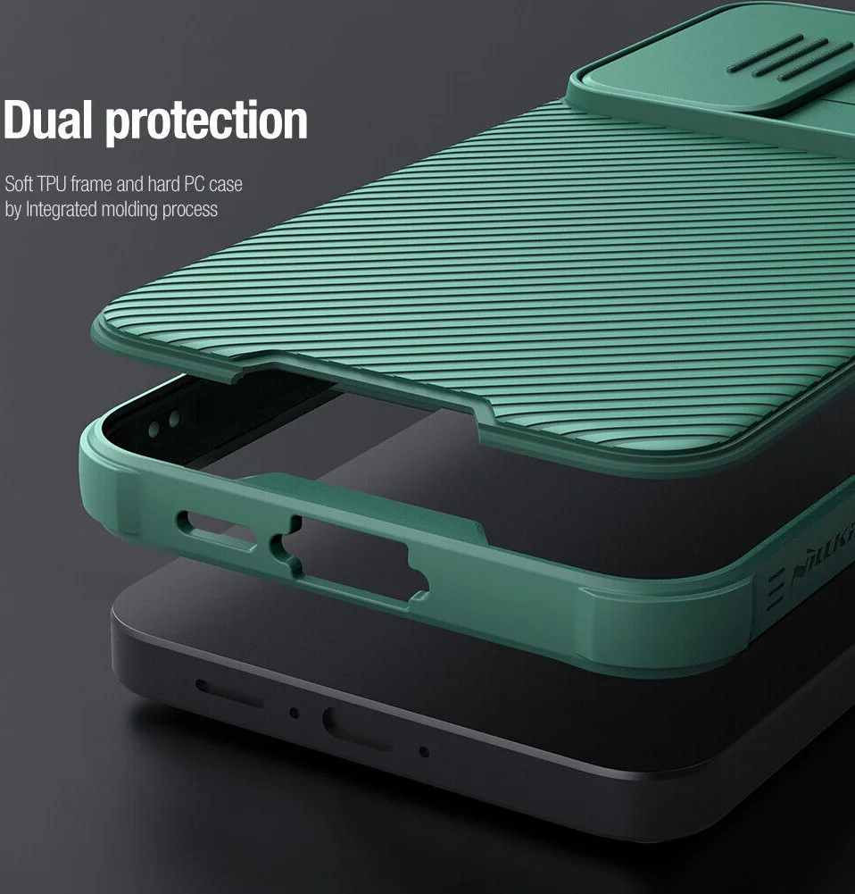 Nillkin CamShield Samsung A55 Hoesje Camera Slider Back Cover Zwart afbeelding 5