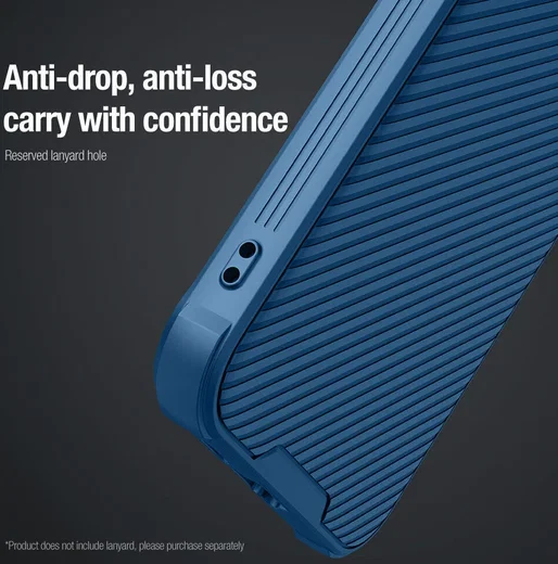 Nillkin CamShield Samsung A55 Hoesje Camera Slider Back Cover Blauw afbeelding 9