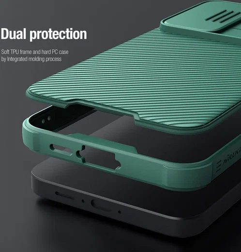 Nillkin CamShield Samsung A55 Hoesje Camera Slider Back Cover Blauw afbeelding 5