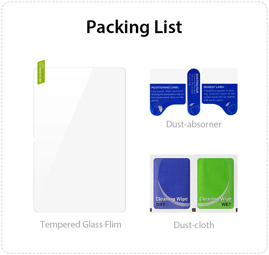 Dux Ducis Samsung Galaxy Tab A11 Plus/Tab A9 Plus Screen Protector Tempered Glas afbeelding 10