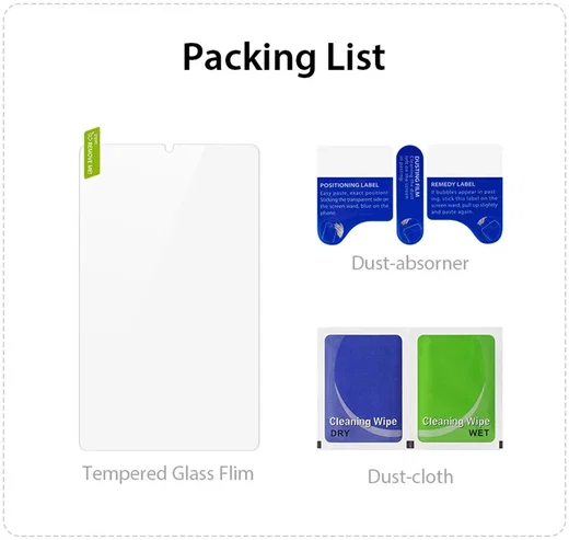 Dux Ducis Samsung Galaxy Tab A11 / A9 Screen Protector 9H Tempered Glass afbeelding 10
