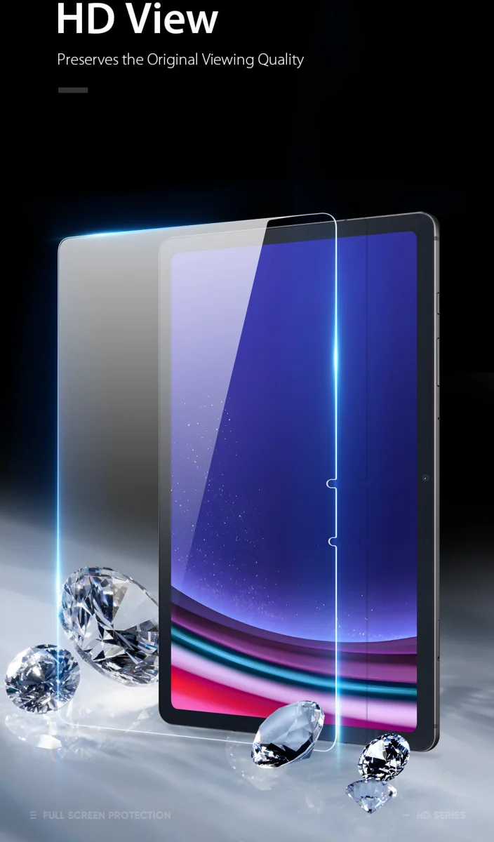 Dux Ducis Samsung Galaxy Tab S9/S9 FE/S8/S7 Screen Protector Glas afbeelding 5