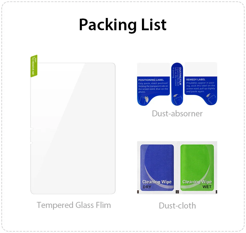 Dux Ducis Samsung Galaxy Tab S9/S9 FE/S8/S7 Screen Protector Glas afbeelding 9