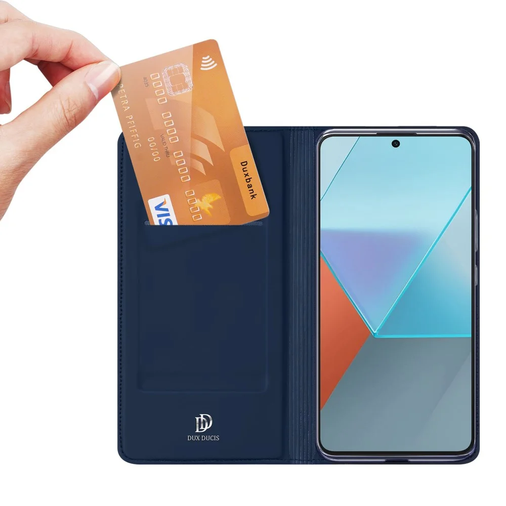 Dux Ducis Skin Pro Xiaomi Redmi Note 13 Pro 5G Hoesje Wallet Blauw afbeelding 2