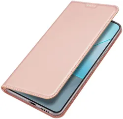 Dux Ducis Skin Pro Xiaomi Redmi Note 13 Pro 5G Hoesje Wallet Roze afbeelding