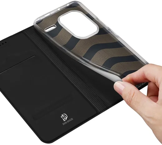 Dux Ducis Skin Pro Xiaomi Redmi Note 13 Pro Plus Hoesje Wallet Zwart afbeelding 5