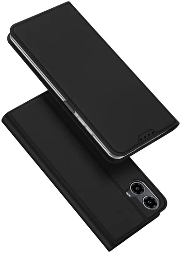Dux Ducis Skin Pro Motorola Moto G34 Hoesje Portemonnee Zwart afbeelding 4