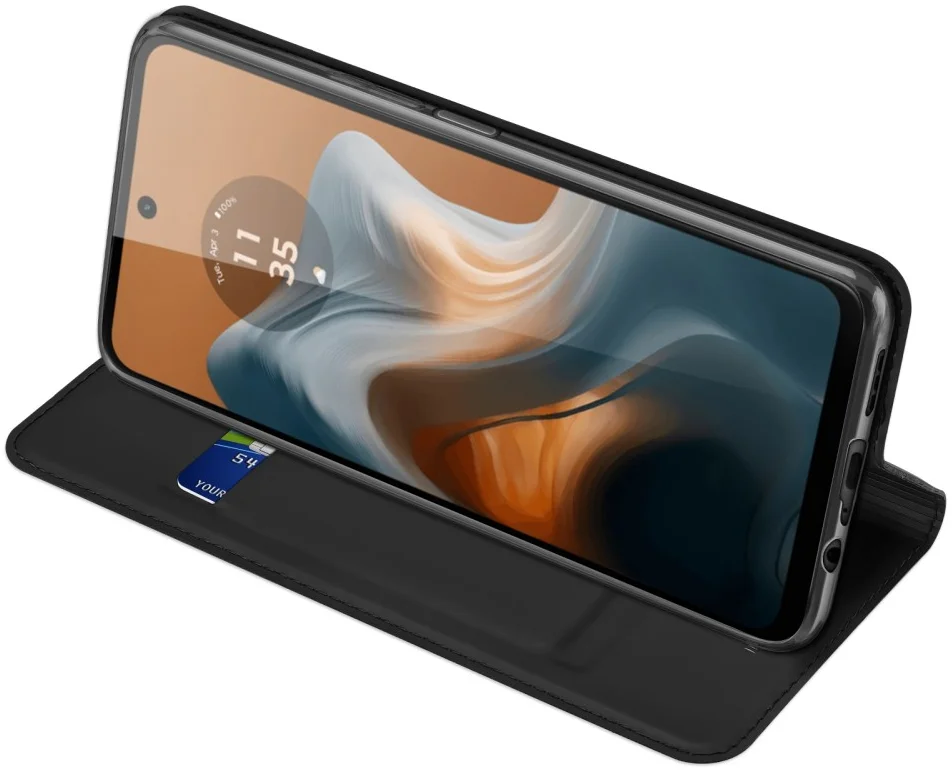 Dux Ducis Skin Pro Motorola Moto G34 Hoesje Portemonnee Zwart afbeelding 5