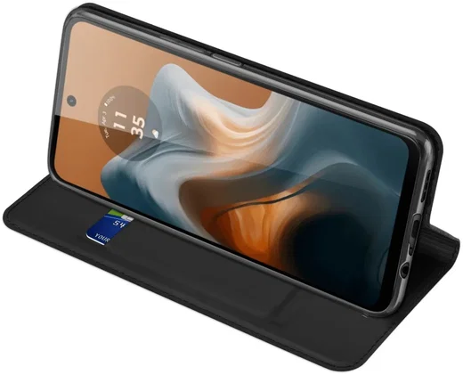 Dux Ducis Skin Pro Motorola Moto G34 Hoesje Portemonnee Zwart afbeelding 5
