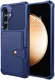 Samsung Galaxy S24 3 in 1 Back Cover Portemonnee Hoesje Blauw afbeelding 10