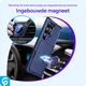 Samsung Galaxy S24 Ultra 3 in 1 Back Cover Portemonnee Hoesje Blauw afbeelding 9