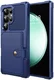 Samsung Galaxy S24 Ultra 3 in 1 Back Cover Portemonnee Hoesje Blauw afbeelding 10