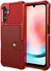 Samsung Galaxy A15 3 in 1 Back Cover Portemonnee Hoesje Rood afbeelding 2
