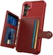 Samsung Galaxy A15 3 in 1 Back Cover Portemonnee Hoesje Rood afbeelding 3