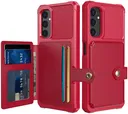 Samsung Galaxy A05s 3 in 1 Back Cover Portemonnee Hoesje Rood