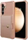 Samsung Galaxy S24 Plus 3 in 1 Back Cover Portemonnee Hoesje Roze afbeelding 9