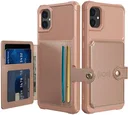 Samsung Galaxy A05 3 in 1 Back Cover Portemonnee Hoesje Roze