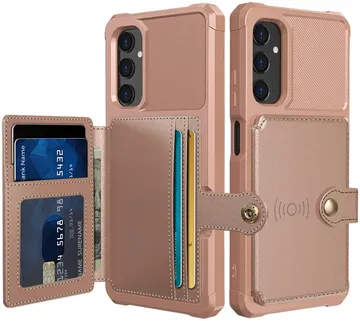 Samsung Galaxy A05s 3 in 1 Back Cover Portemonnee Hoesje Roze