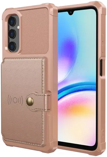 Samsung Galaxy A05s 3 in 1 Back Cover Portemonnee Hoesje Roze afbeelding 2