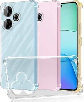Xiaomi Redmi 13 4G / Poco M6 Hoesje Schokbestendig TPU Back Cover Transparant