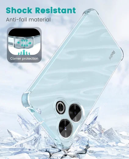 Xiaomi Redmi 13 4G / Poco M6 Hoesje Schokbestendig TPU Back Cover Transparant afbeelding 7