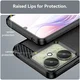 Xiaomi Redmi 13 4G / Poco M6 Hoesje Geborsteld TPU Flexibele Back Cover Zwart afbeelding 6