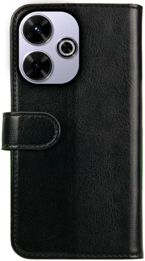 Rosso Element Xiaomi Redmi 13 4G / Poco M6 Hoesje Book Case Wallet Zwart afbeelding 2