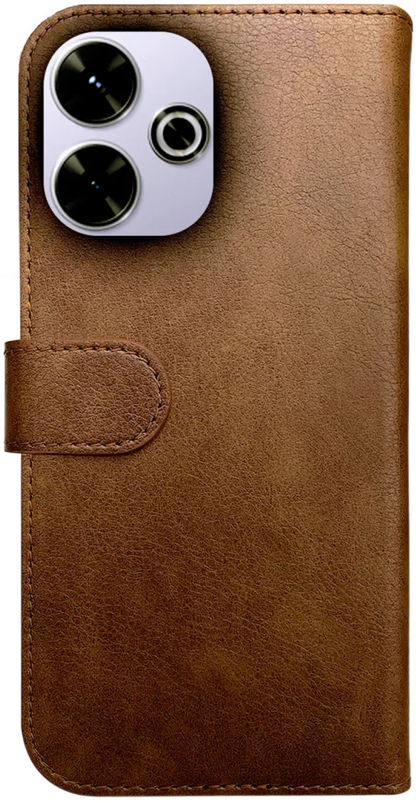 Rosso Element Xiaomi Redmi 13 4G / Poco M6 Hoesje Book Case Wallet Bruin afbeelding 2