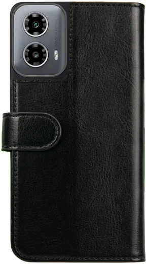 Rosso Element Motorola Moto G34 Hoesje Book Case Wallet Zwart afbeelding 2