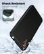 Samsung Galaxy Xcover 7 Hoesje Matte Back Cover Dun TPU Zwart afbeelding 2
