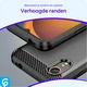 Samsung Galaxy Xcover 7 Hoesje Geborsteld TPU Back Cover Zwart afbeelding 6