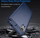 Samsung Galaxy Xcover 7 Hoesje Geborsteld TPU Back Cover Blauw afbeelding 4