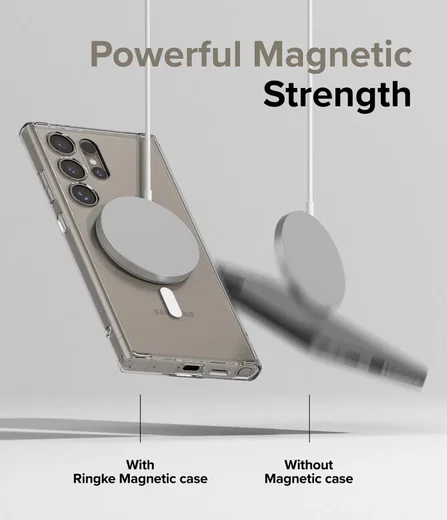Ringke Fusion Samsung Galaxy S24 Ultra Hoesje MagSafe Transparant afbeelding 5