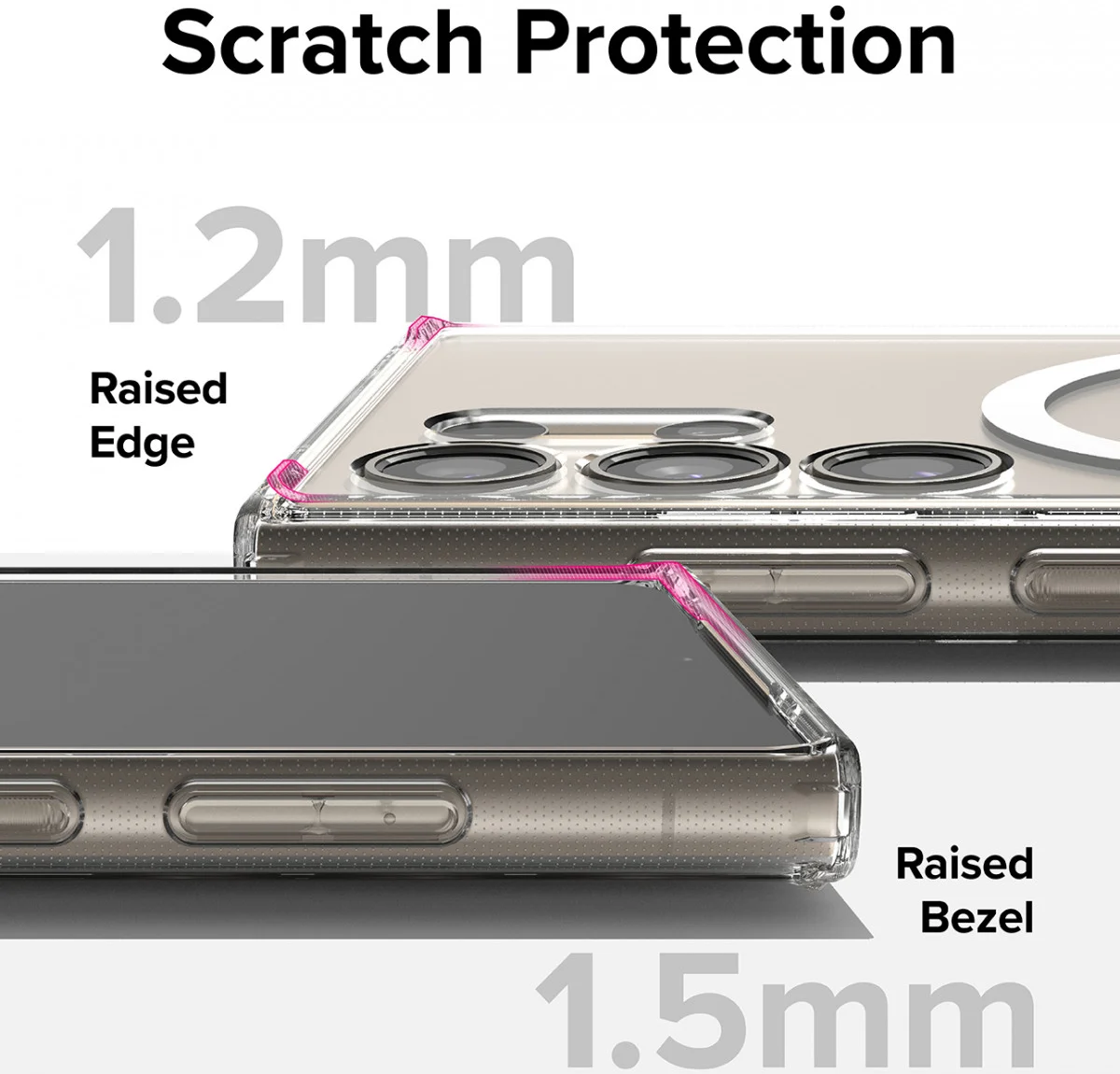 Ringke Fusion Samsung Galaxy S24 Ultra Hoesje MagSafe Transparant afbeelding 11