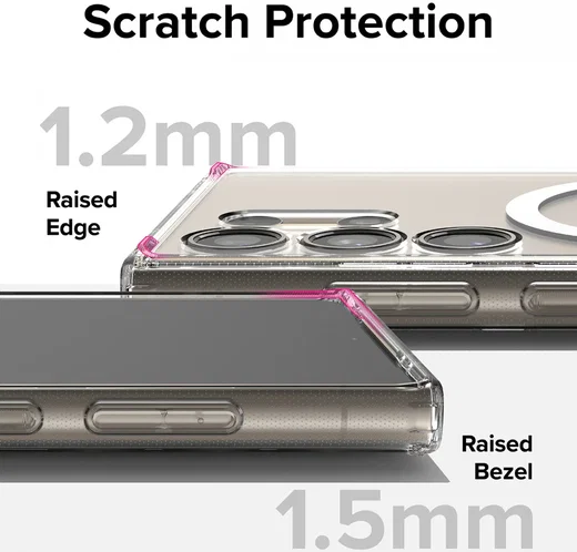 Ringke Fusion Samsung Galaxy S24 Ultra Hoesje MagSafe Transparant afbeelding 11