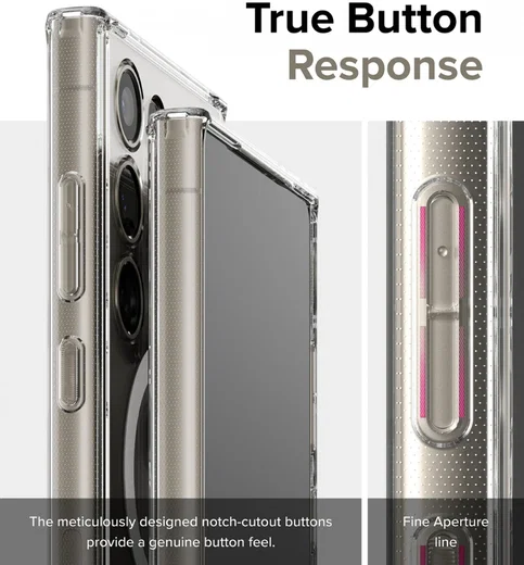 Ringke Fusion Samsung Galaxy S24 Ultra Hoesje MagSafe Transparant afbeelding 12