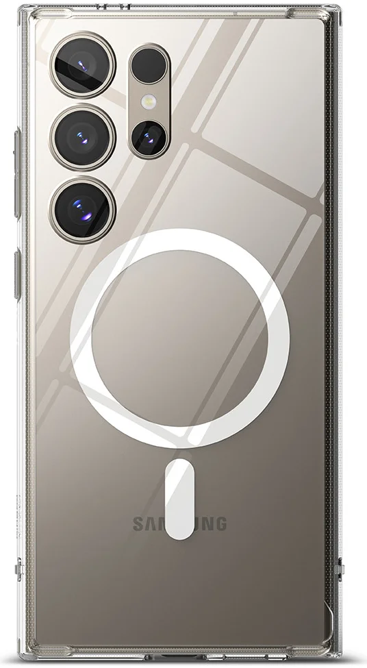 Ringke Fusion Samsung Galaxy S24 Ultra Hoesje MagSafe Transparant afbeelding 15