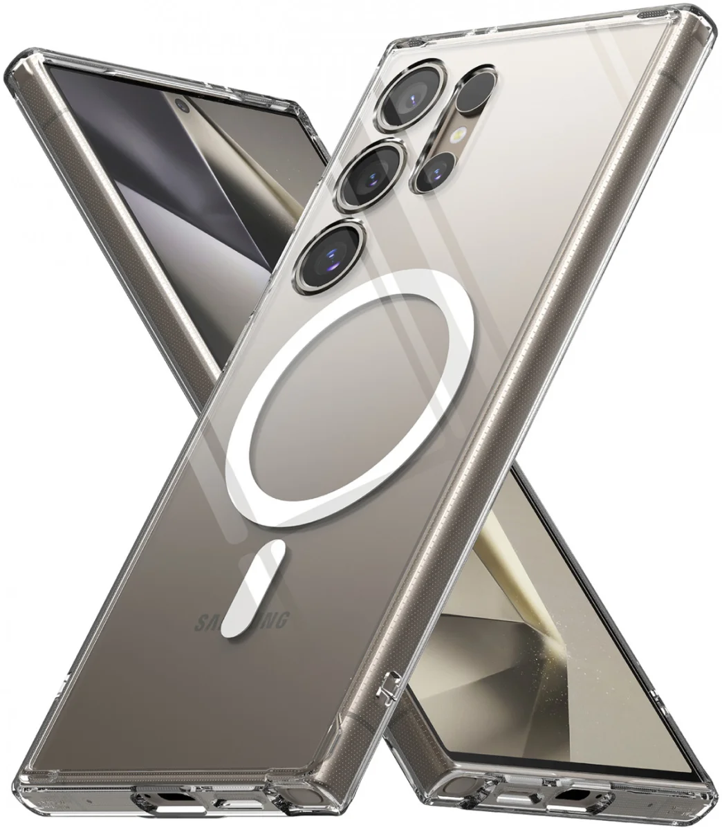 Ringke Fusion Samsung Galaxy S24 Ultra Hoesje MagSafe Transparant afbeelding 14