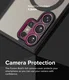 Ringke Fusion Bold Samsung Galaxy S24 Ultra Hoesje MagSafe Matte Zwart afbeelding 7
