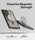 Ringke Fusion Bold Samsung Galaxy S24 Ultra Hoesje MagSafe Matte Zwart afbeelding 9