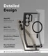 Ringke Fusion Bold Samsung Galaxy S24 Ultra Hoesje MagSafe Matte Zwart afbeelding 12