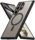 Ringke Fusion Bold Samsung Galaxy S24 Ultra Hoesje MagSafe Matte Zwart afbeelding 17