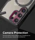 Ringke Fusion X Magnetic Samsung Galaxy S24 Ultra Hoesje MagSafe Zwart afbeelding 5