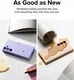 Ringke Silicone Samsung Galaxy S24 Ultra Hoesje MagSafe Paars afbeelding 9