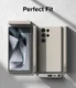 Ringke Silicone Samsung Galaxy S24 Ultra Hoesje MagSafe Beige afbeelding 11