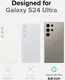 Ringke Silicone Samsung Galaxy S24 Ultra Hoesje MagSafe Beige afbeelding 14